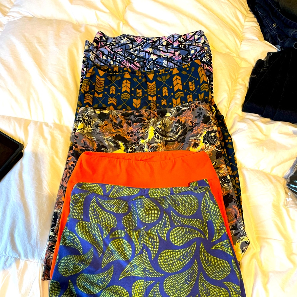 Lot of 5 Lularoe leggings